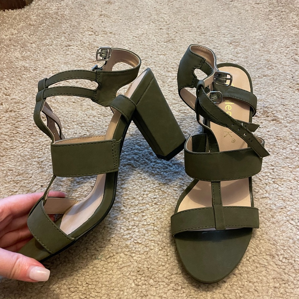 Olive Green Sandals